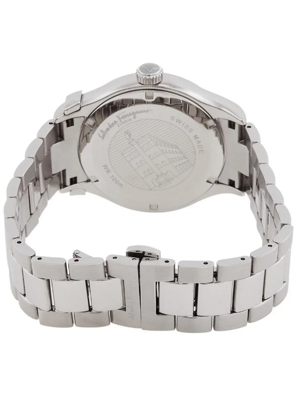 NWT Ferragamo 1898 Sport Quartz White Dial Pepsi Bezel Men's Watch
